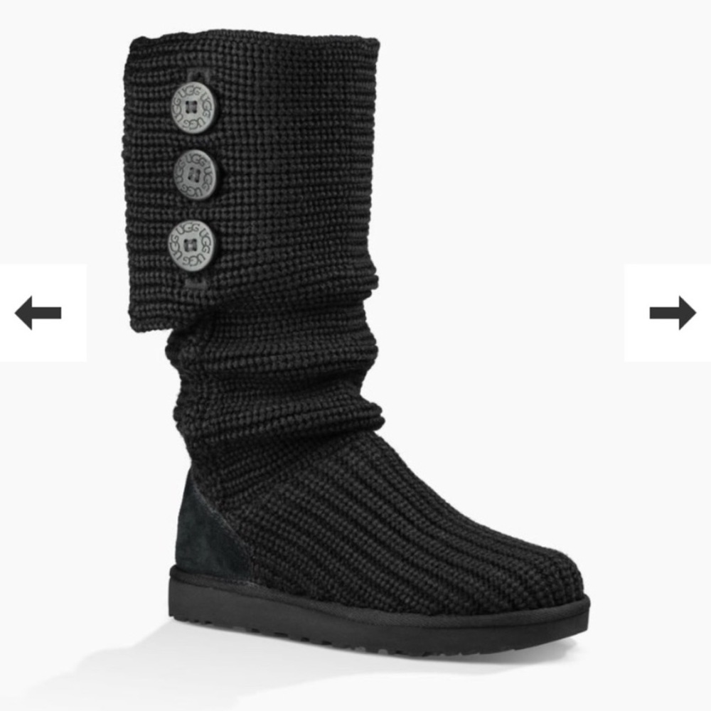 Black Sweater Ugg Boots